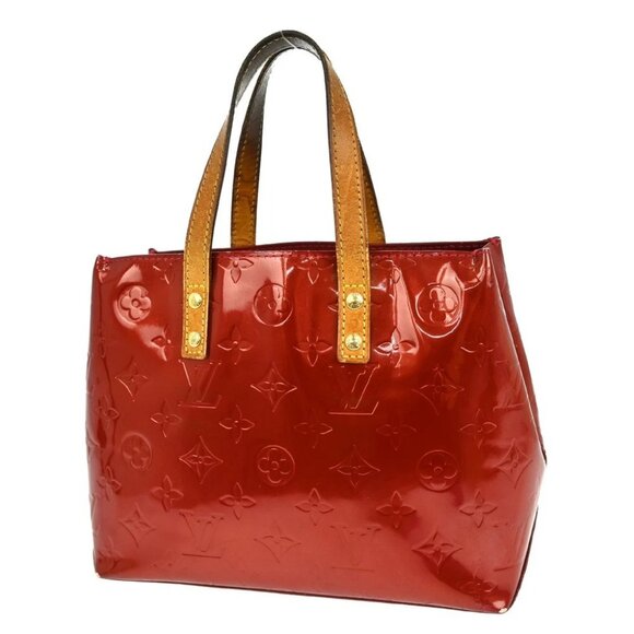 Louis Vuitton Red Vernis Reade PM Tote Handbag - Picture 2 of 13